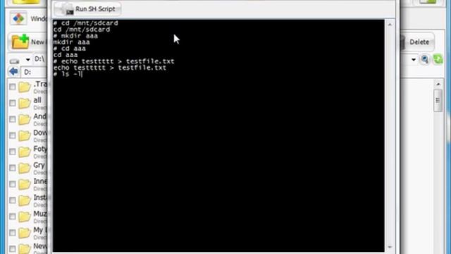 Android Commander - new shell console & logcat смотреть онлайн