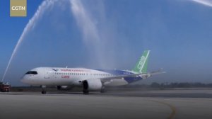 Second prototype of China's C919 large passenger plane advances flight test