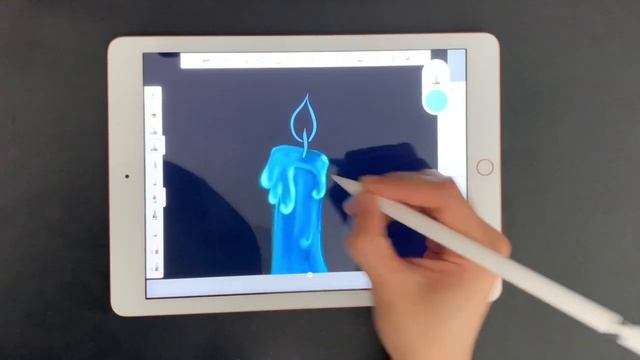 Drawing Candle with blue flame in iPad using Autodesk sketchbook.. #ipad #Autodesksketchbook смотреть онлайн