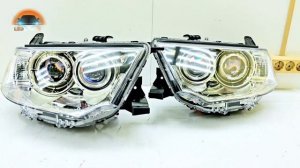 Mitsubishi Pajero Sport фары с Bi Led prizma от Ledstudio