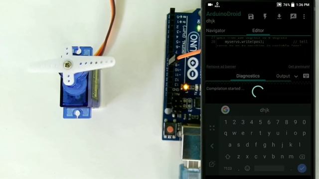 How to run a servo motor with arduino || by es tech knowledge