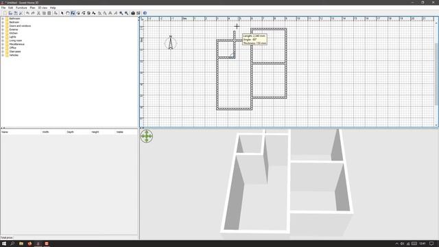 Membuat Dinding pada Sweet Home 3D смотреть онлайн