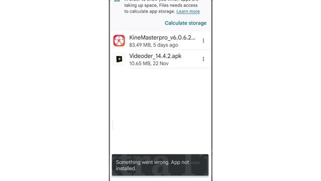 How To Fix Something went wrong. App not installed problem solve in Google files app || files go смотреть онлайн