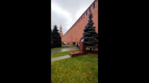 Москва Кремлевский некрополь, мавзолей, Красная площадь, братские могилы революционеров