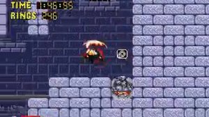Sonic Megamix(3.0) Extra Game Walkthrough part 2 - Dark Fortress Zone