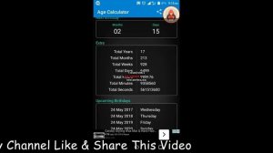 How to Calculate Your Correct Age with Android App ? | Years,Months,Date,