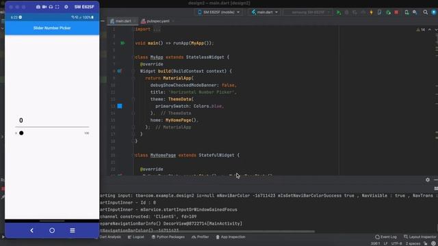 @Google #Flutter Tutorial for Beginners #22: Fun with Slider Number Picker in Flutter