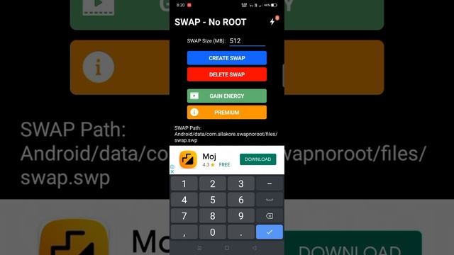 Swap no root app real or fake increase your ram upto 8gb swapnoroot manojdey