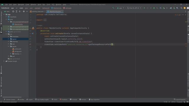 Android Development Course : create video player app in android studio | #Day5