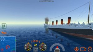 Britannic vs Aquitania - Ship Handling Simulator - Ship Mooring 3D