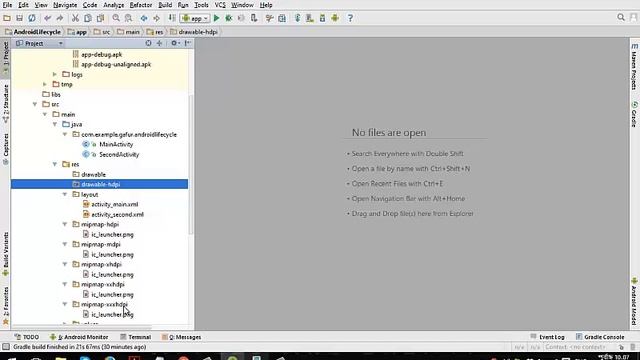 Android Studio Project Folder structure