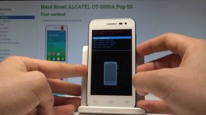 How to Enter Recovery Mode in ALCATEL Pop S3 - Exit Recovery |HardReset.Info