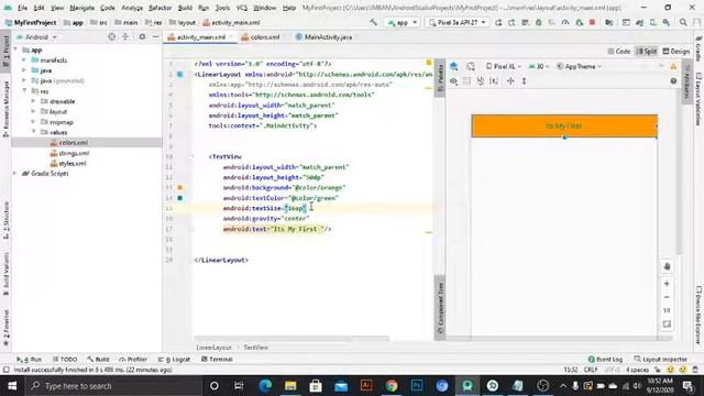 LinearLayout android studio example 2021|What is Linear Layout? (Part 1) смотреть онлайн
