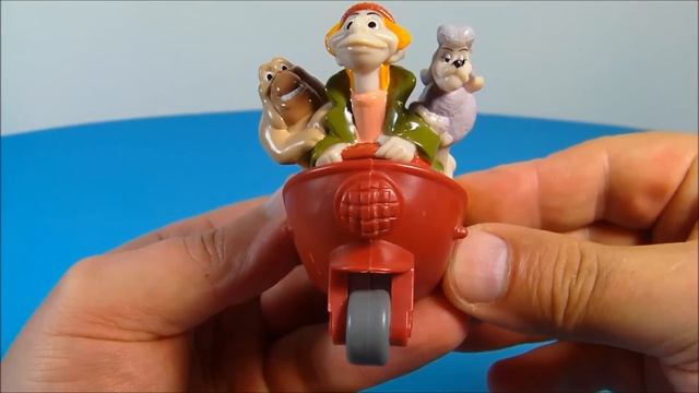 1996 DISNEY'S OLIVER and COMPANY FULL SET OF 5 BURGER KING MOVIE COLLECTIBLES VIDEO REVIEW смотреть онлайн