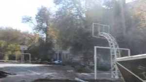 на спортплощадке школы №83 Волгограда