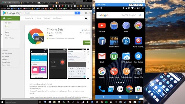 Android/iOS : video background listening (Youtube, Ted...) with Chrome Beta смотреть онлайн