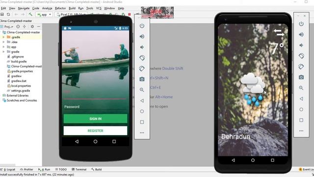 Android One-On-One #67:-- 3 App in 1 course (Weather App & Chat App)