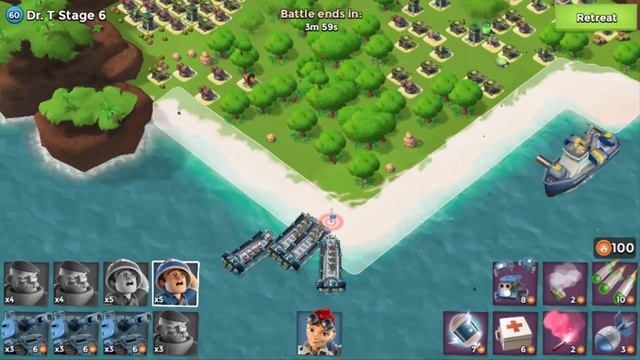 Boom Beach Dr. T Volcano Island vs TGMED my favorite combo - What is your? 02.07.2017 смотреть онлайн