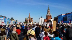 Марш Бессмертный полк в Москве Часть 11