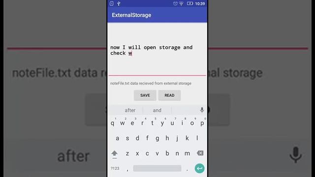 Android External Storage Example смотреть онлайн