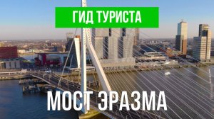 Мост Эразма | Видео с дрона | Роттердам с высоты птичьего полета