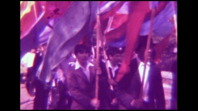 Школа линейка и парад 1977г 8мм