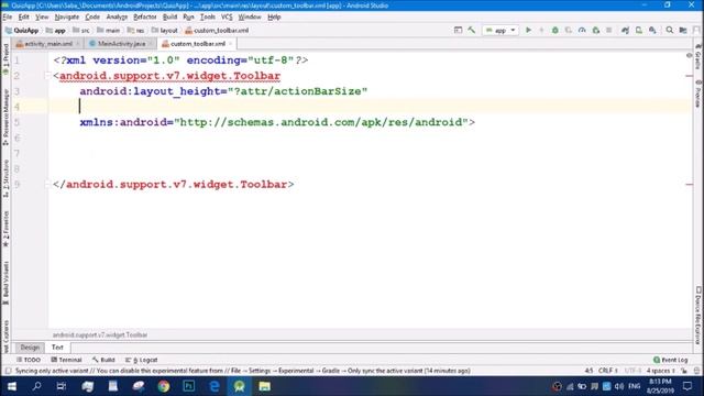 How to make Simple Quiz App Part 1 using Android Studio | Android App Development video#33