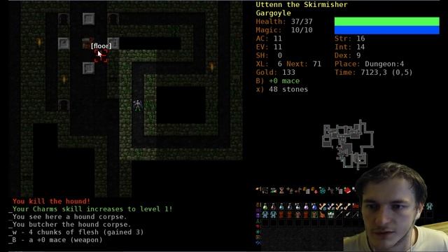 DCSS roguelike DEADLY WIZARDS ♣ Dungeon Crawl Stone Soup game video gameplay смотреть онлайн