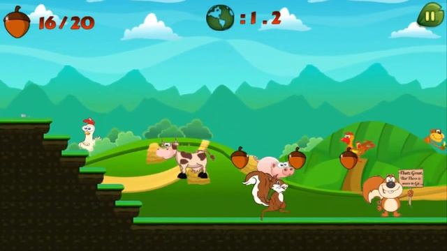 Squirrel Run Android Game смотреть онлайн