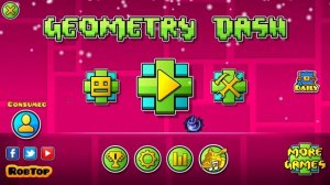 Geometry Dash | Snow in the main menu!