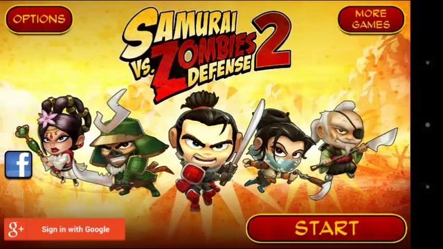 SAMURAI vs ZOMBIES DEFENSE 2 Android смотреть онлайн