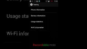 *#*#4636#*#* Secret Menu on Android Smartphones