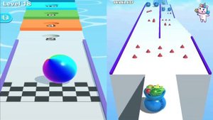 Ball Run 2048 | Ball Merge 2048 - All Level Gameplay Android,iOS - NEW APK UPDATE KIDS GAMING VIDEO
