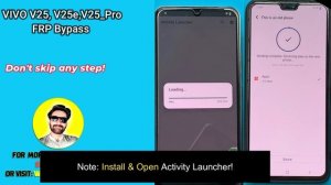 Vivo V25 FRP Bypass Without PC -Unlock Vivo v25e Android 13 Google Account ID -Talkback Not Working