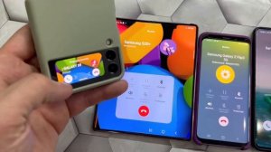 Incoming call Samsung 4 Galaxy S9 / S20+ / Z flip 3 / Z fold 3 Android 12 EMU 4 & outgoing Call