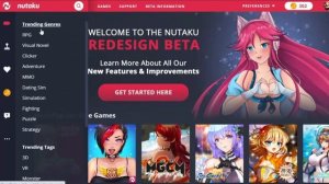 The Nutaku Redesign - Sidebar