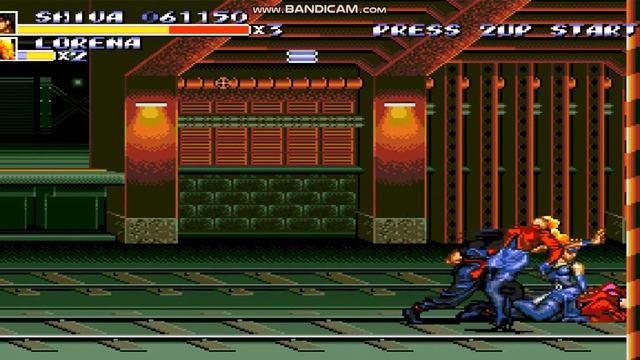[RYONA] Streets of Rage 3 - Shiva beating and restraining women enemies with abuse