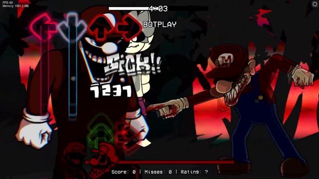 FNF V.S Mario's Madness Gang Sings Triple Trouble FULL HORROR MOD [PlCo] смотреть онлайн