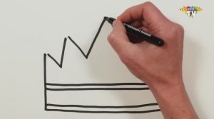 Рисуем корону, фен с расческой! Раскраска для детей и малышей! Давайте рисовать! Раскрашивайте