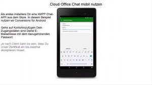 « Cloud Office » WhatsApp Alternative - XMPP Chat