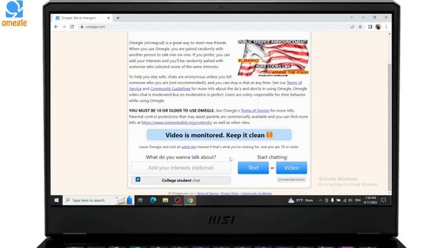 How to Create/Open Omegle Account 2023? смотреть онлайн