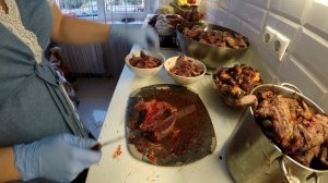 Наш вариант разделки и фасовки мяса вяхиря, для хранения в холодильнике.