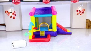 Батут для дома «Волшебный домик», 3,2x2,85x2,43 м