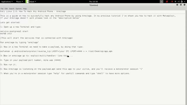 Exploitation/Pentesting - How To Hack Any Android Phone With Armitage (Kali Linux 2.0) смотреть онлайн