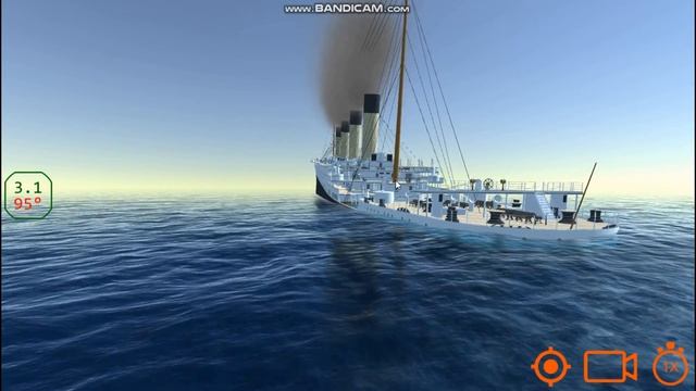RMS Olympic sinks in the back - Ship Mooring 3D - Ship Handling Simulator смотреть онлайн