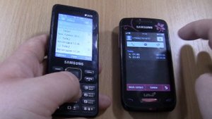 Over the Horizon Incoming call & Outgoing call at the Same Time  Samsung Wave Y +Samsung B350E