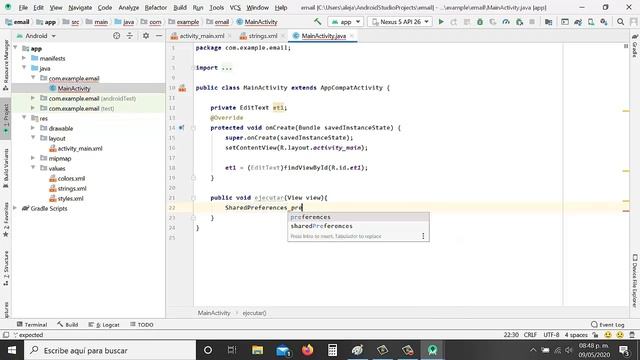 Uso de SharedPreferences en Android Studio смотреть онлайн