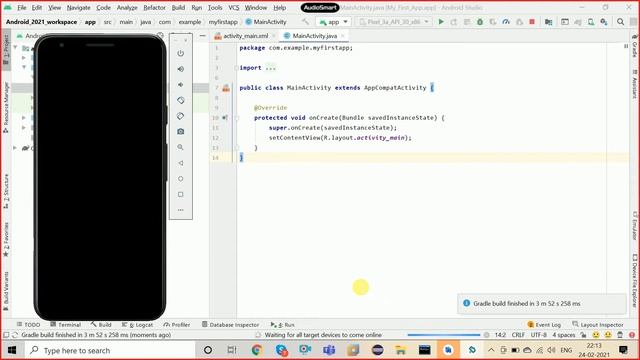 #3 How to Create First Application  on Android Studio | Android Studio | Android App Development