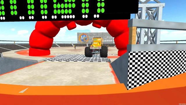 Monster Truck Race- Car Racing - Crazy Monster Truck Stunt Racing - Android Gameplay смотреть онлайн