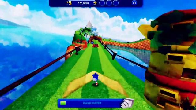 Sonic Dash Android Gameplay With Landscape Mode | Sonic Kids Real Hero | U-PLAY смотреть онлайн
